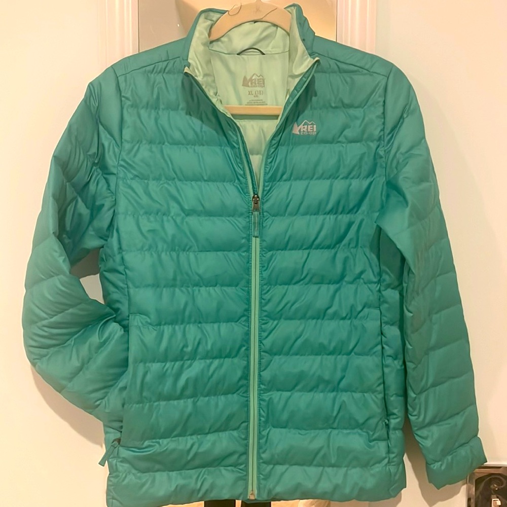 REI CO-OP beautiful kids XL puffer jacket